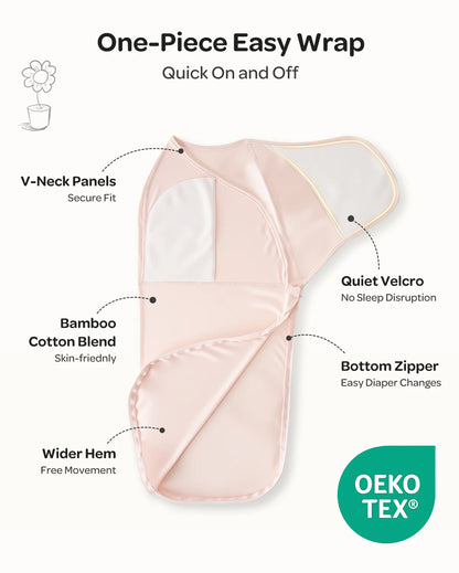 Momcozy Easy Swaddle Wrap - Pack of 2 - BLOOM