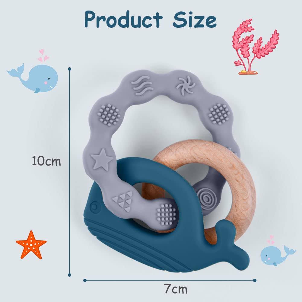 Teething Ring - Blue