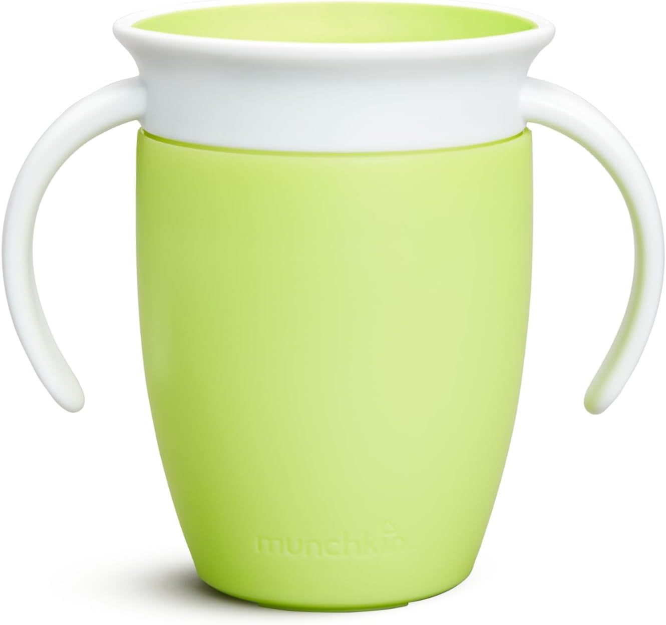 Munchkin 360° Trainer cup, Spill proof and leak proof cup with handle & Lid - 6m+ - Green
