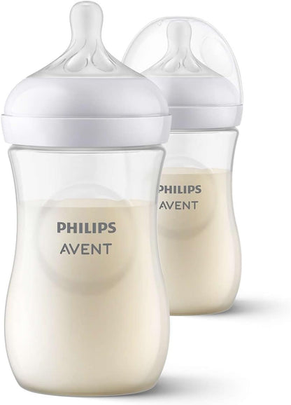 Philips Avent Natural Response Baby Bottles – 2 Pack, 1m+, 260ml