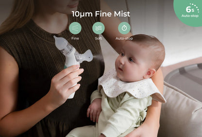 Momcozy BreezyClear 2-in-1 Spray & Suction Electric Nasal Aspirator