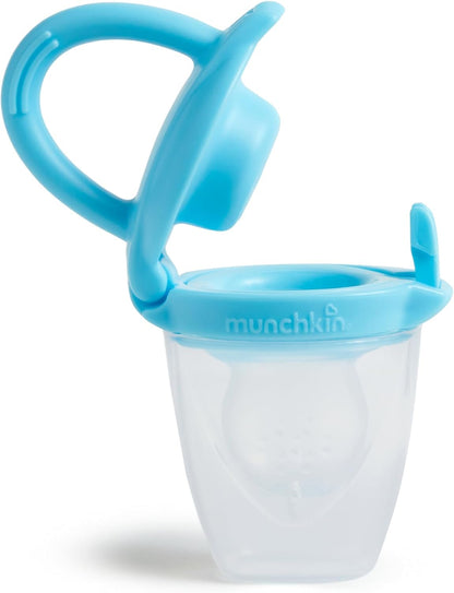 Munchkin Silicon baby Food/Fruit Feeder, 6m+ - Blue