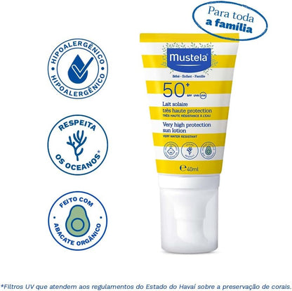 Mustela Baby & Family SPF 50+ Sun Lotion - 40 ml