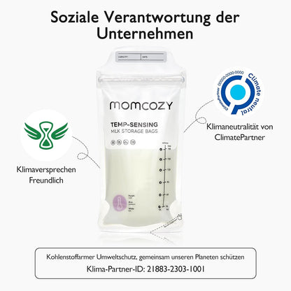 Momcozy - Breast Milk Storage Bags, 50 Pieces