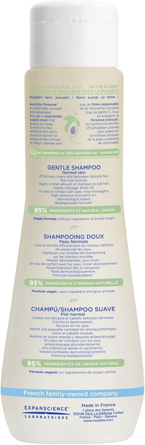 Mustela Gentle Shampoo with Natural Avocado - 200ml