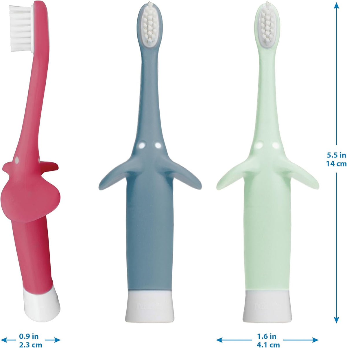 Dr. Brown's - Infant-to-Toddler Toothbrush Set - Mint