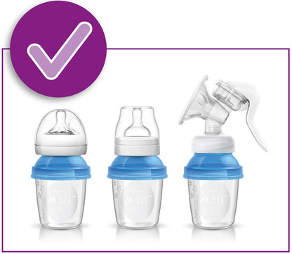 Philips AVENT reusable Breast Milk Storage Cups, 180ml , Pack of 10, BPA-Free & Leak Proof