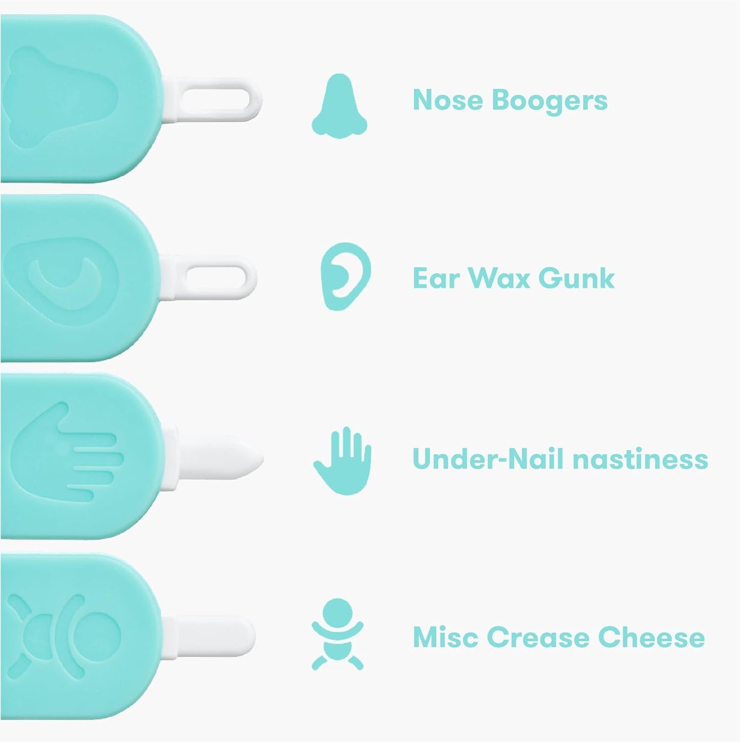 Frida Baby 3-in-1 Nose, Nail & Ear Picker – Safe and Hygienic Tool for Babies & Toddlers
