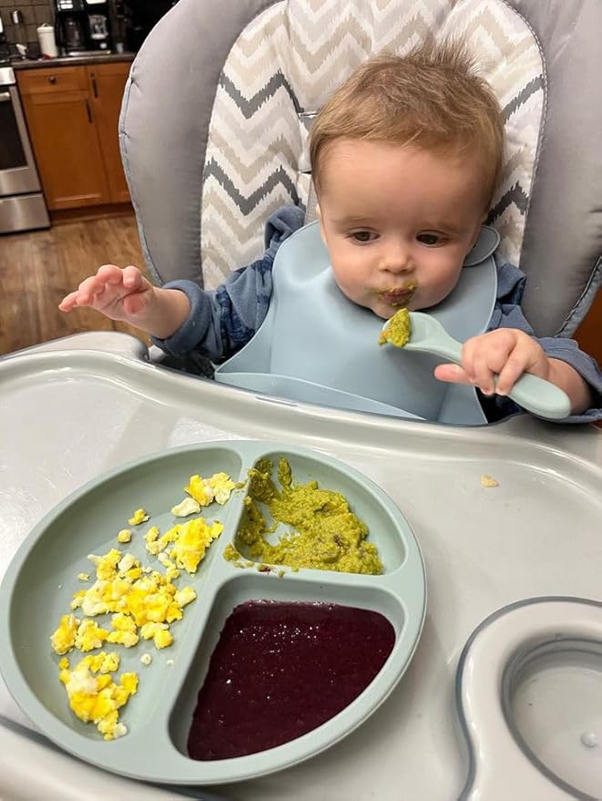 Silicone Baby Bib, BPA Free for Babies and Toddlers