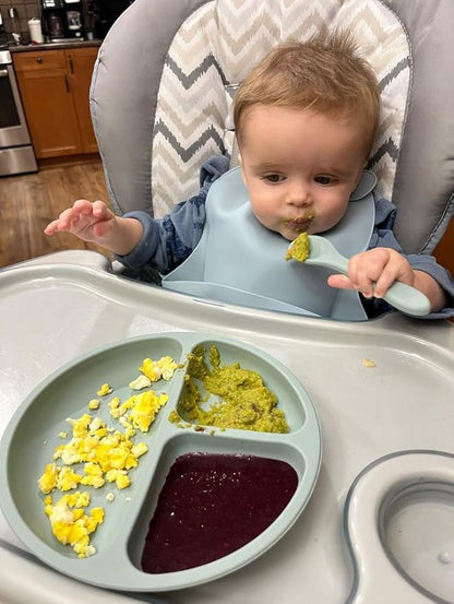 Silicone Baby Bib, BPA Free for Babies and Toddlers