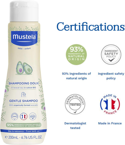 Mustela Gentle Shampoo with Natural Avocado - 200ml