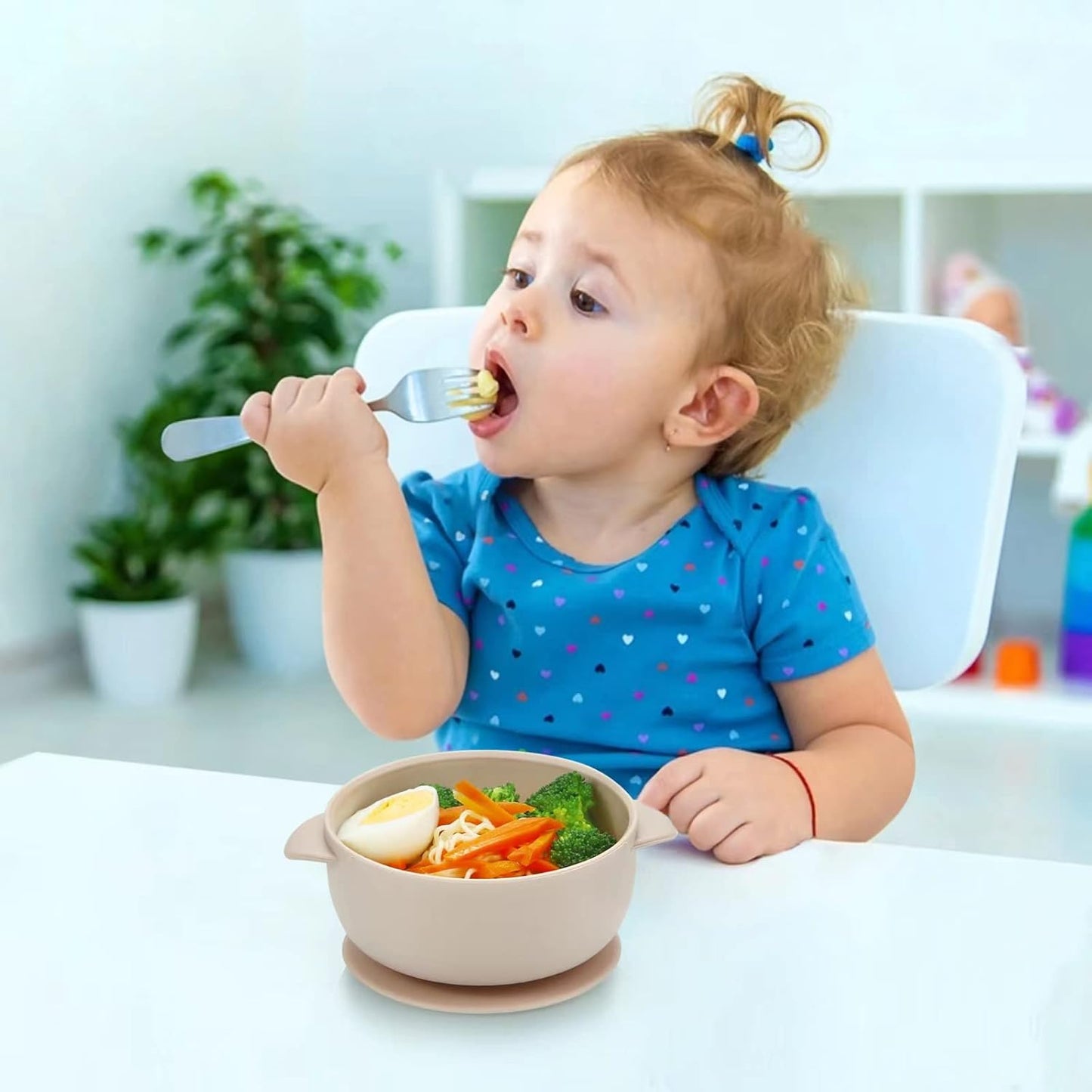 Baby Stay Put Silicon bowl with Suction