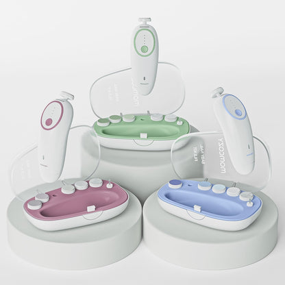 Momcozy Electric Baby Nail File - Low Noise - Blue