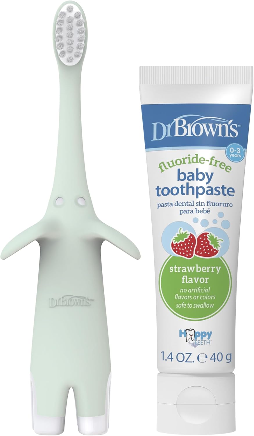 Dr. Brown's - Infant-to-Toddler Toothbrush Set - Mint
