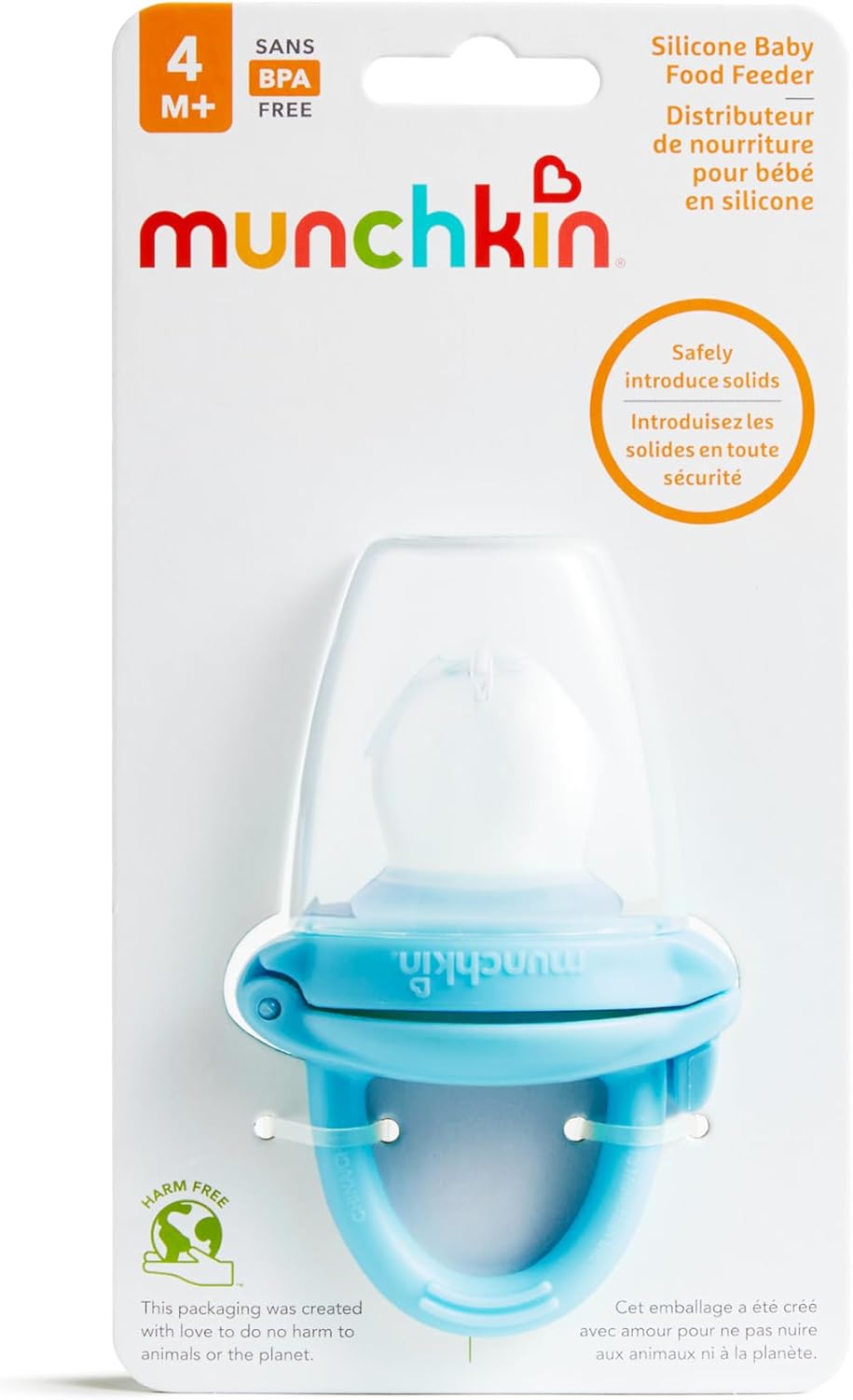 Munchkin Silicon baby Food/Fruit Feeder, 6m+ - Blue