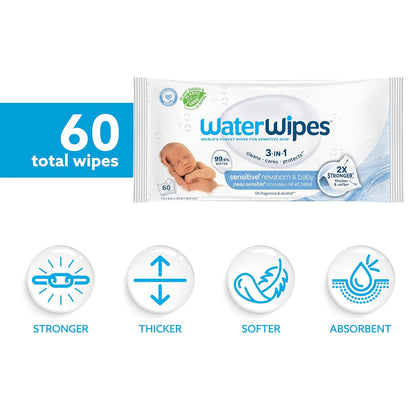 Baby waterwipes - 60 wipes