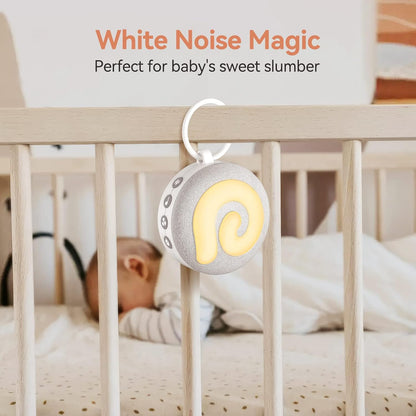 Dreamegg D11 - White Noise Sound Machine with Night Light - White