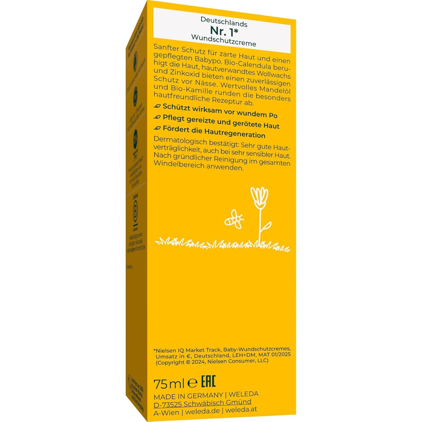 Weleda Baby Calendula diaper & rash cream  - 75 ml