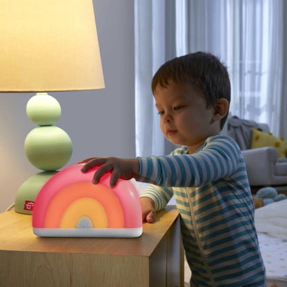 Fisher-Price Soothe & Glow Rainbow Sound Machine with Music and Lights