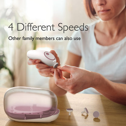 Momcozy Electric Baby Nail File - Low Noise - Pink