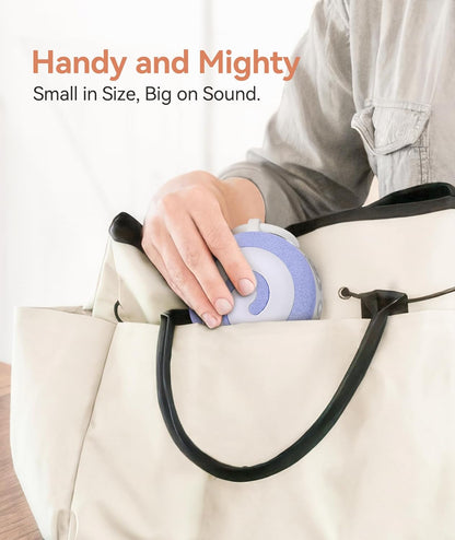 Dreamegg D11 - White Noise Sound Machine with Night Light - Lilac/Purple