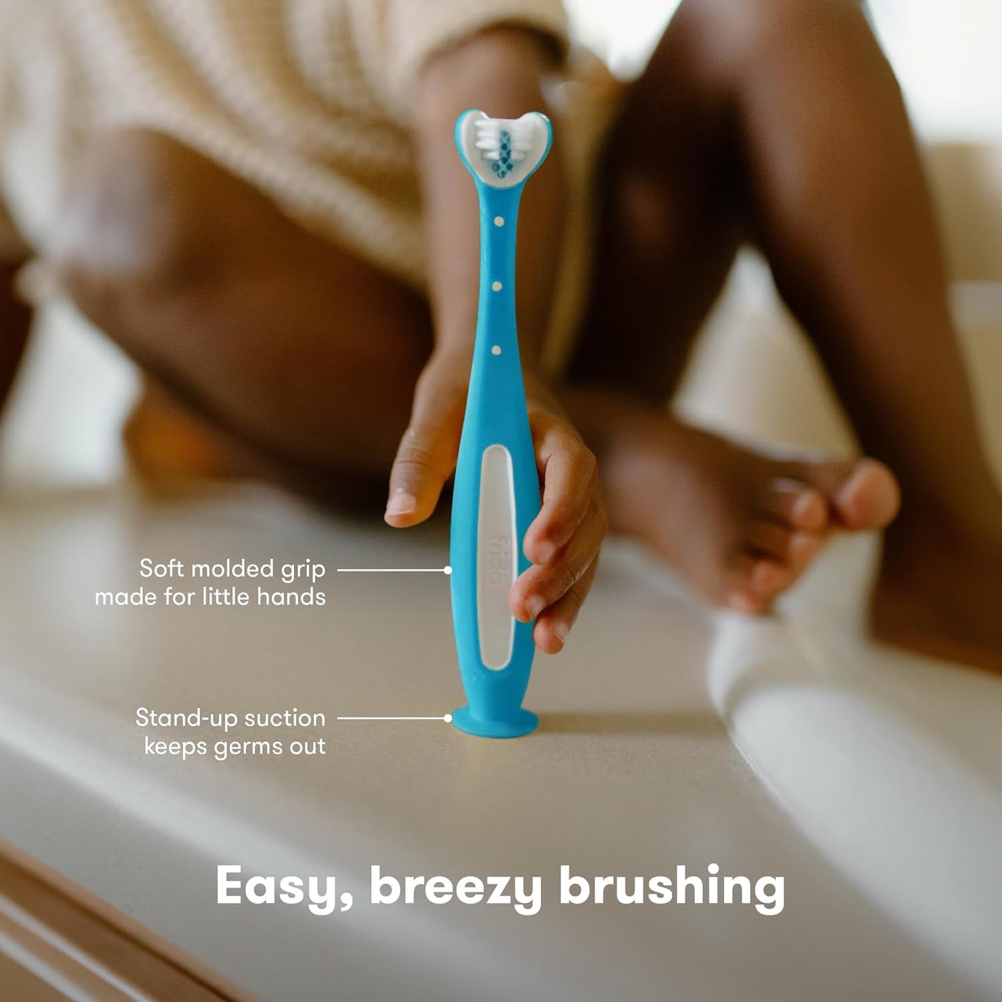 Frida Baby Triple-Angle Toothhugger Training Toothbrush - Blue