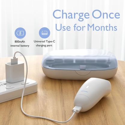 Momcozy Electric Baby Nail File - Low Noise - Blue