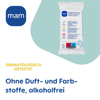 MAM Disinfectant/Hygienic Wipes - 24 wipes