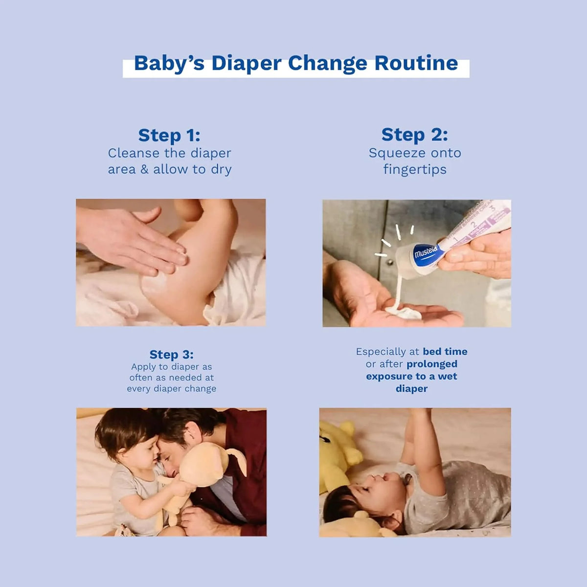 Mustela Baby Diaper Rash Vitamin Barrier Cream - 100 ml