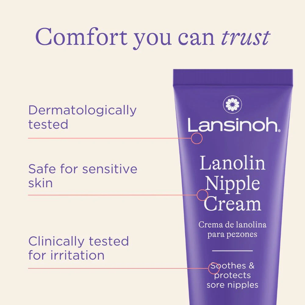 Lansinoh - Lanolin Nipple Cream for Sore Nipples & Cracked Skin, 40 ml