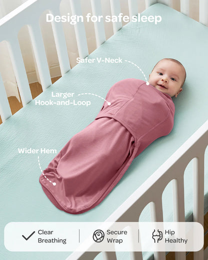 Momcozy Easy Swaddle Wrap - Pack of 2 - BLOOM