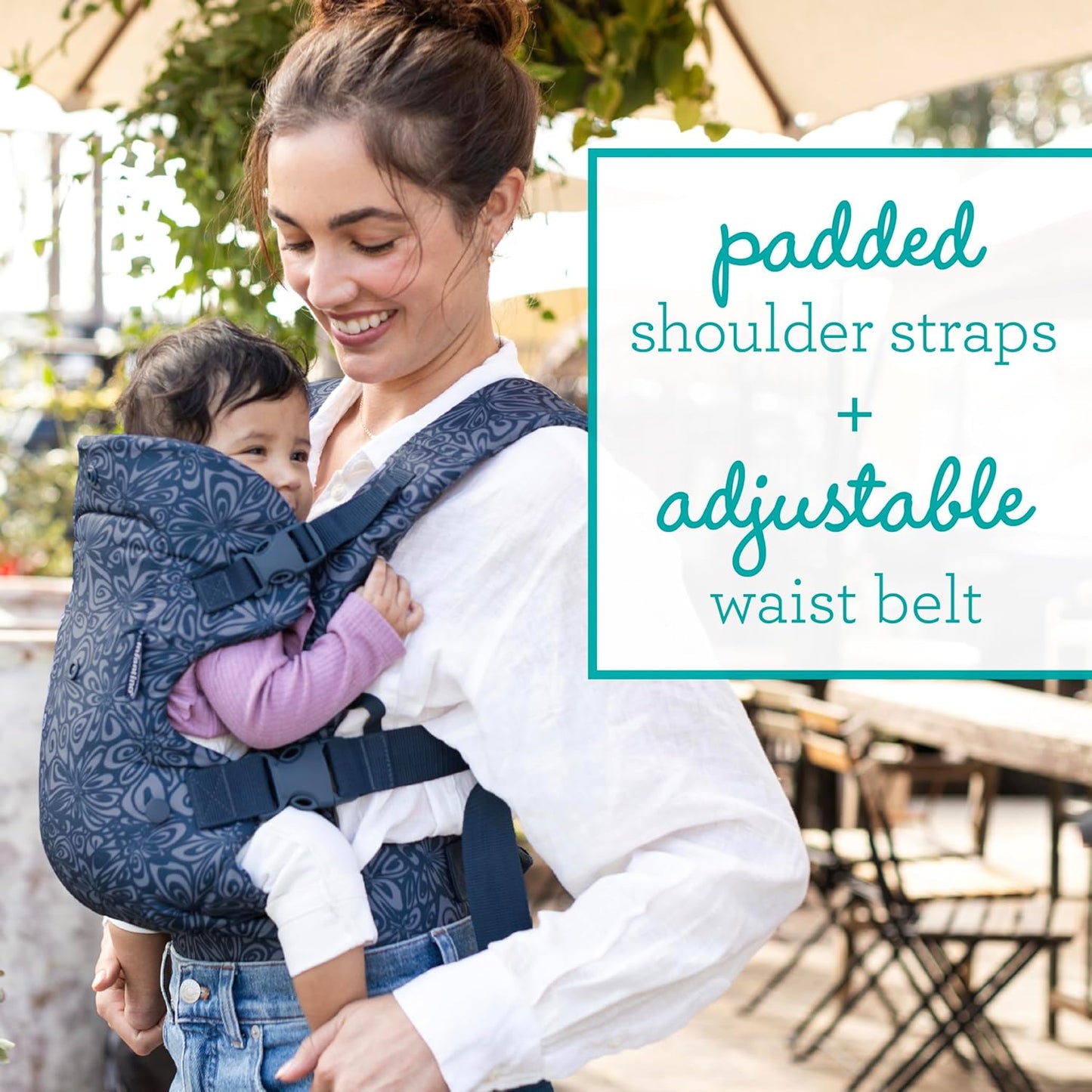 Infantino - Flip 4-in-1 Convertible Carrier - Navy Floral