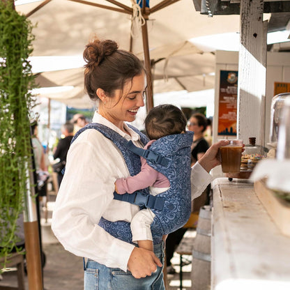 Infantino - Flip 4-in-1 Convertible Carrier - Navy Floral