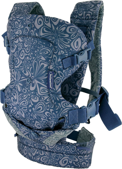 Infantino - Flip 4-in-1 Convertible Carrier - Navy Floral