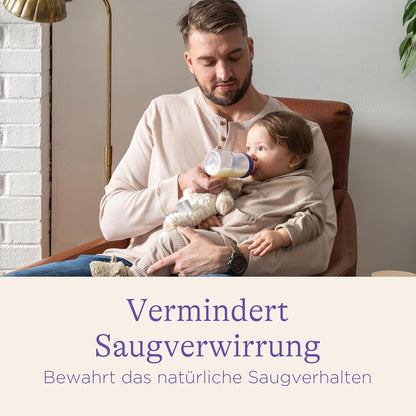 Lansinoh NaturalWave Extra Slow Flow Teats - size XS (0m+) - Pack of 2