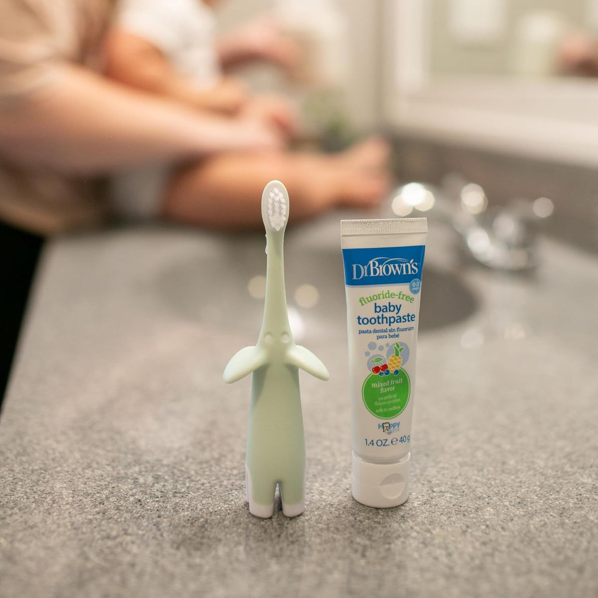 Dr. Brown's - Infant-to-Toddler Toothbrush Set - Mint