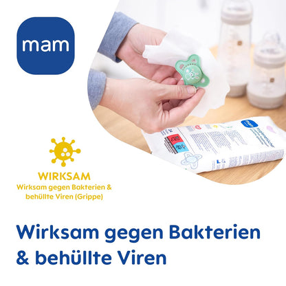 MAM Disinfectant/Hygienic Wipes - 24 wipes
