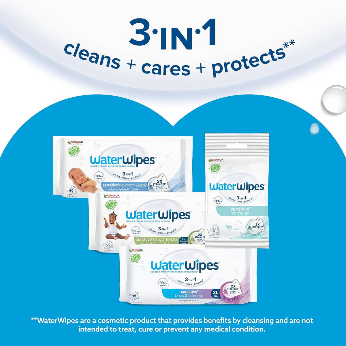 Baby waterwipes - 28 wipes
