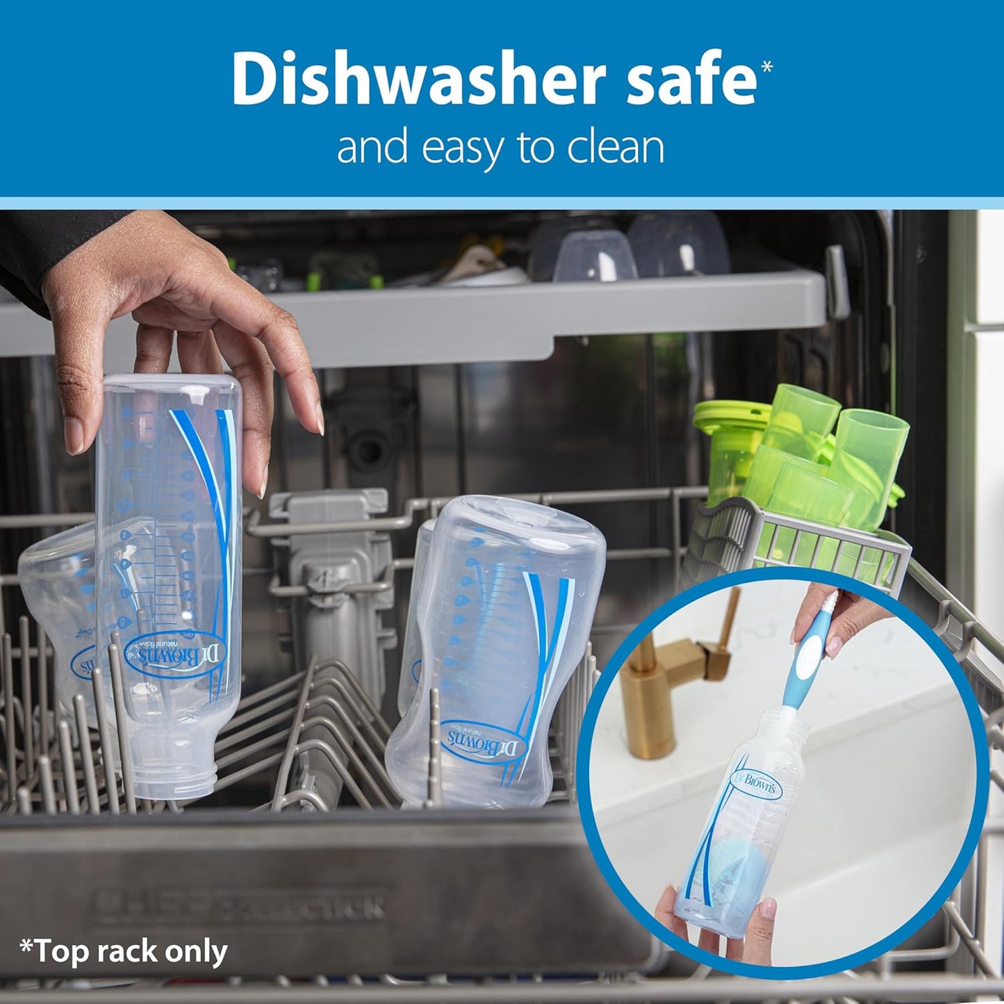 Narrow Neck Options+ Bottle 250ml, Green, 2-pack / Squirrel & Goat