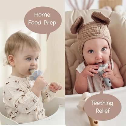 Baby Fruit Teat with Freezer Tray - Green