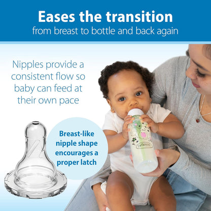 Narrow Neck Options+ Bottle 250ml, Green, 2-pack / Squirrel & Goat