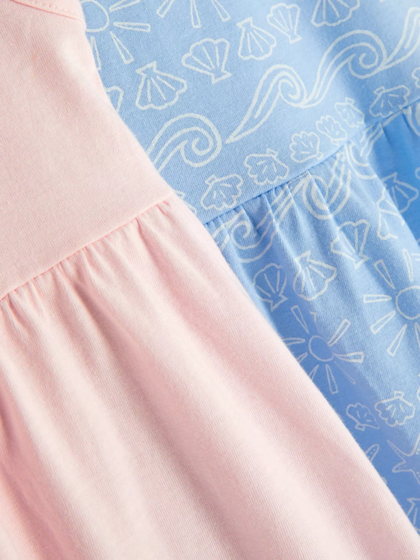 Pack of 2 baby girl jersey cotton dresses