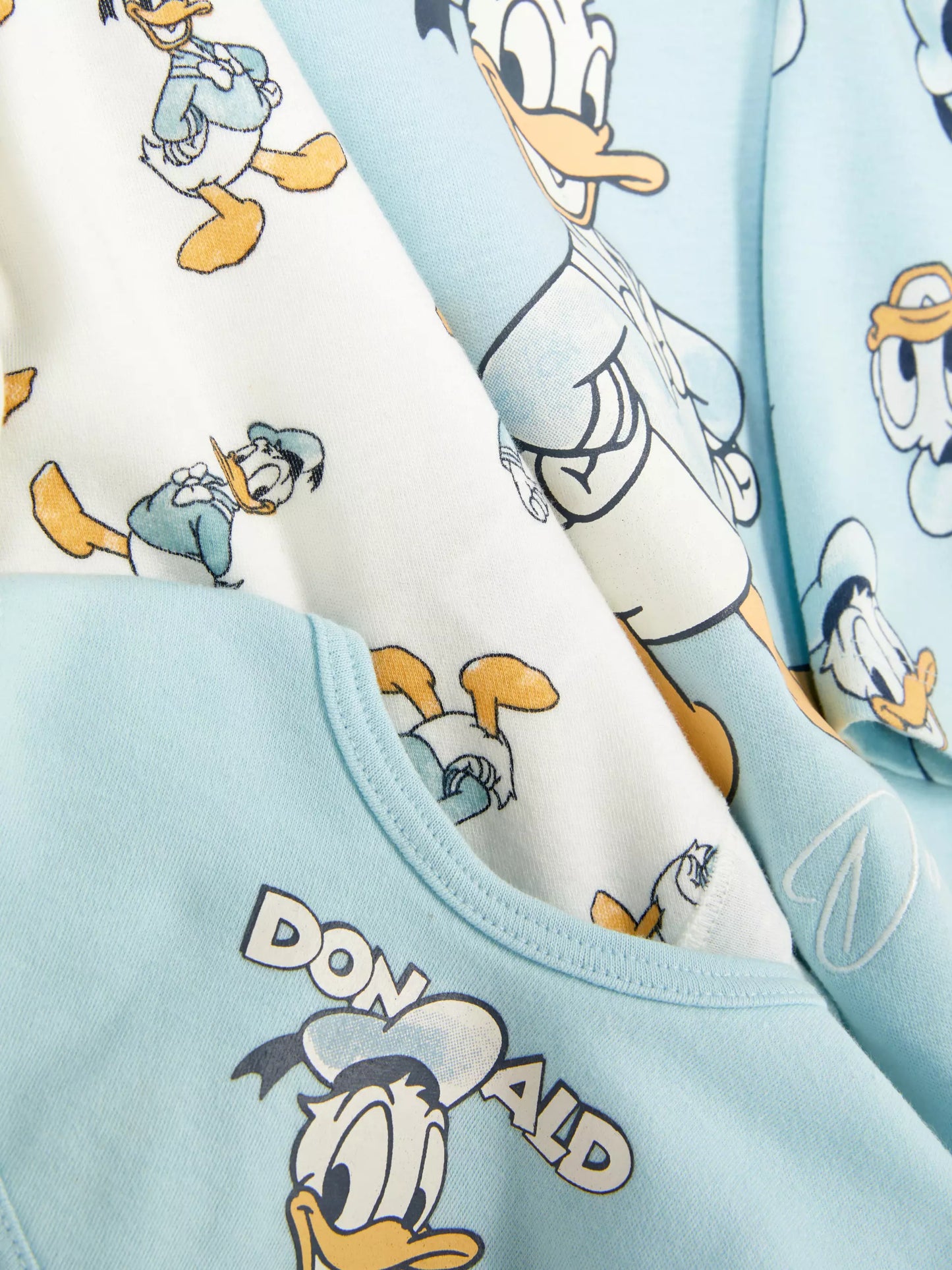 Donald Duck Sleepsuit, Bodysuit and Bib Set