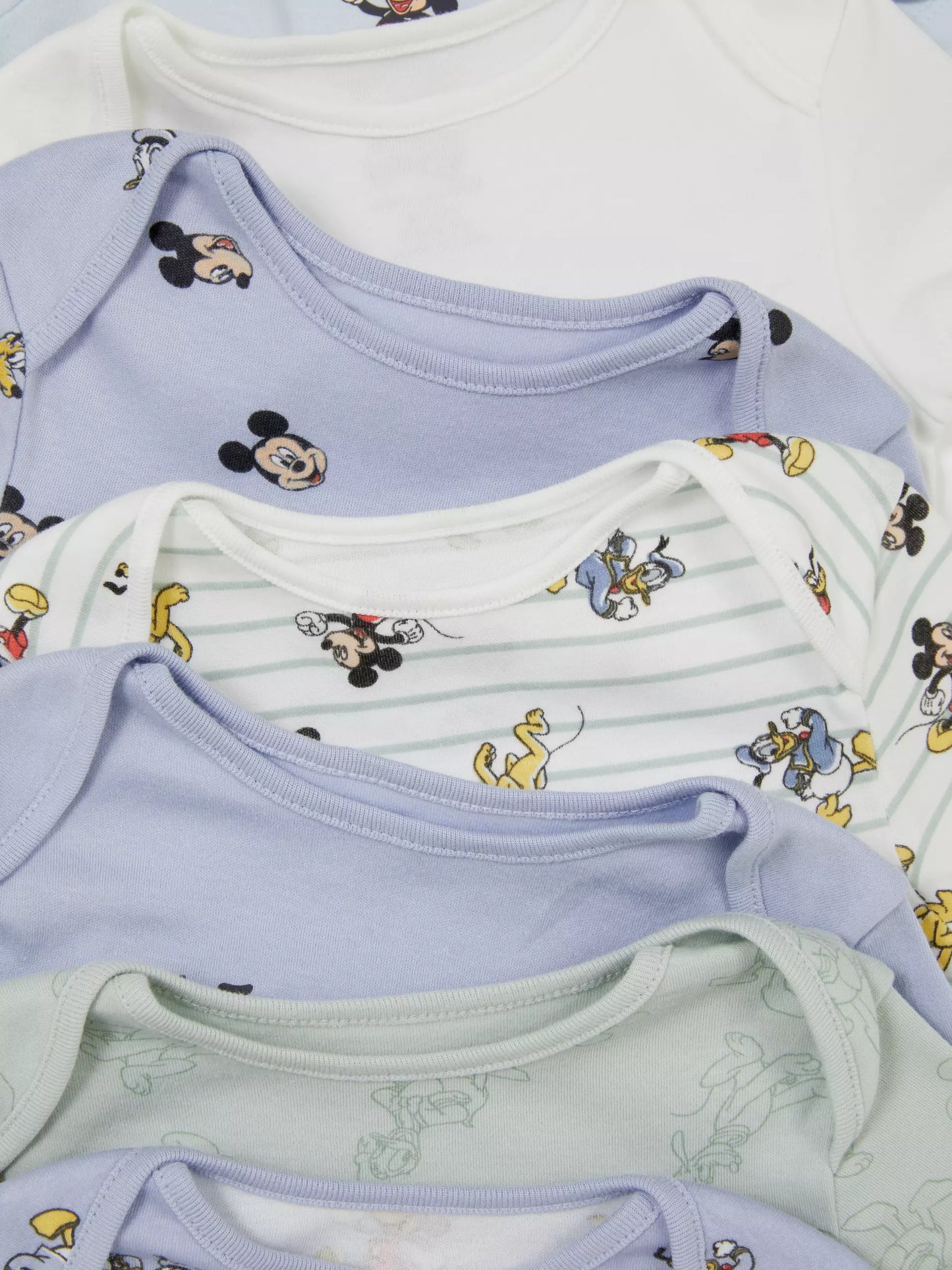 Mickey Mouse & Pluto - Pack of 7 bodysuits