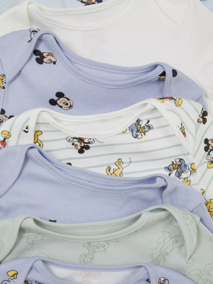 Mickey Mouse & Pluto - Pack of 7 bodysuits