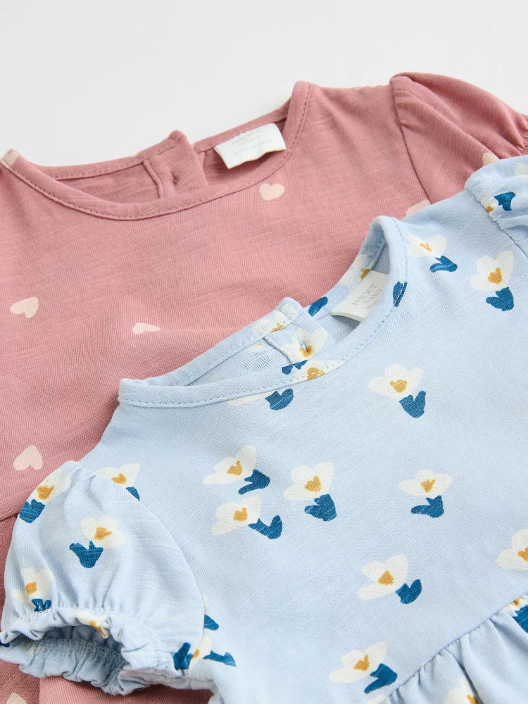 Pack of 2 baby girl Jersey Dresses
