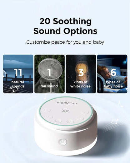 Momcozy Baby Sound Machine - Cold Light