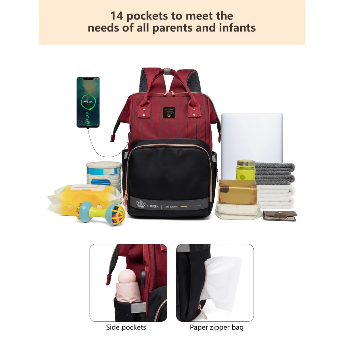 Lequeen Gold 6TH Edition - Wined Red