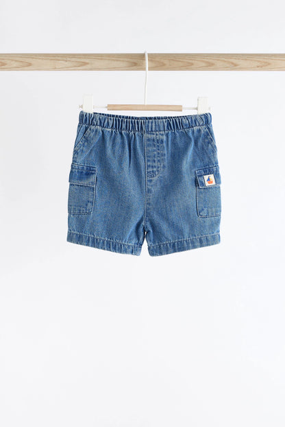 Boat Baby T-Shirt and Denim Shorts