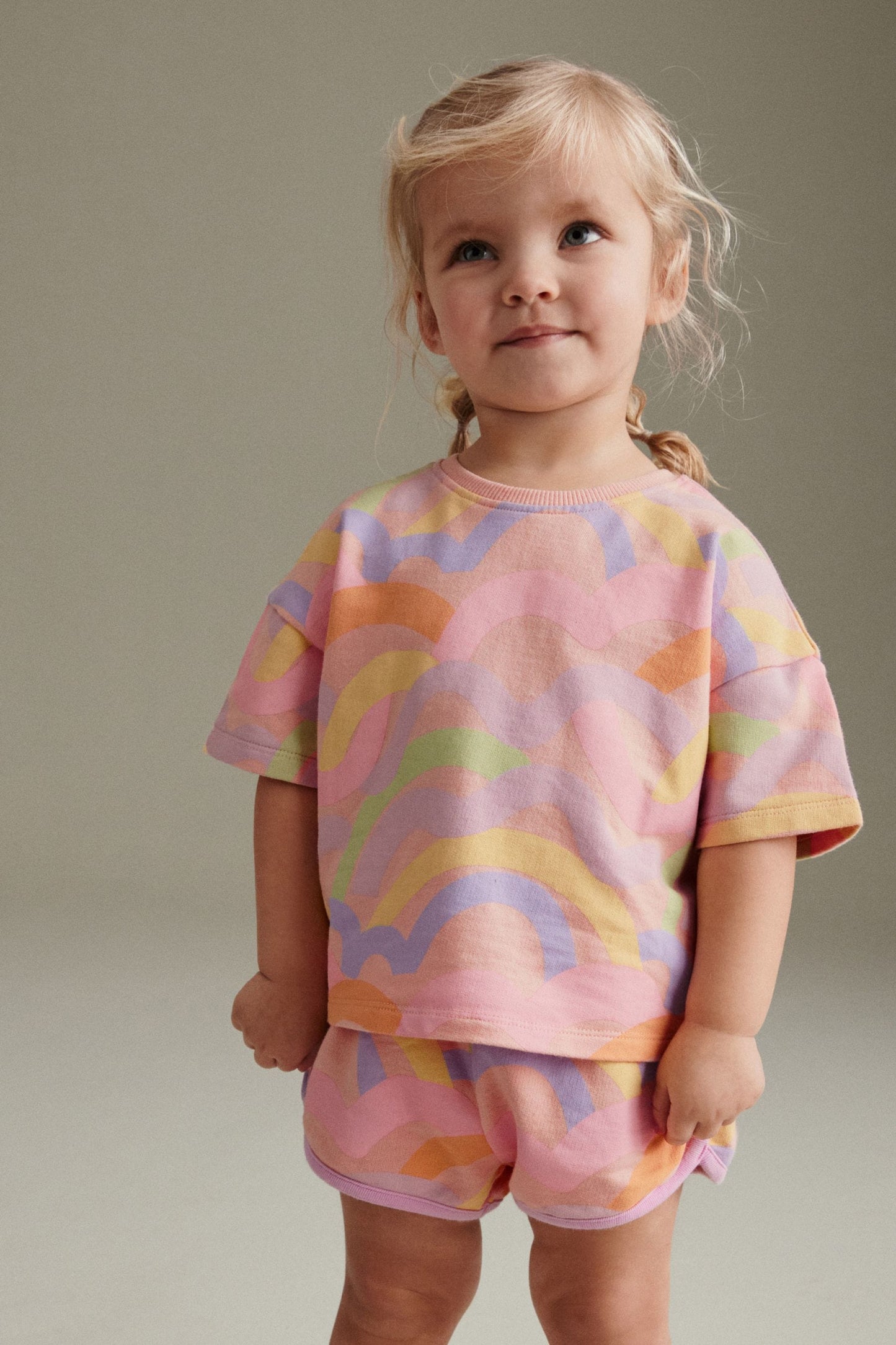Baby Girl Short Sleeve T-Shirt and Shorts Set
